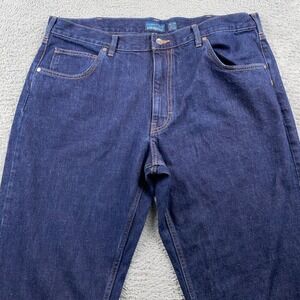 Patagonia Men's Straight Jeans in Dark Indigo Blue